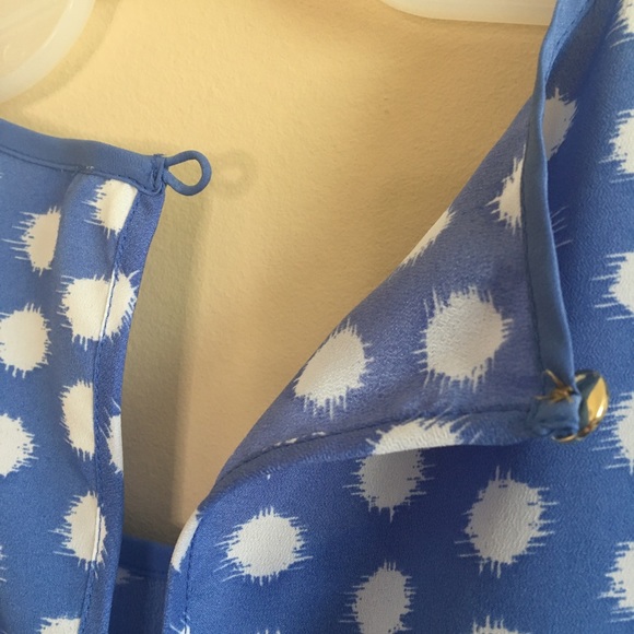 Michael Kors Blue and White Blouse - Picture 7 of 7